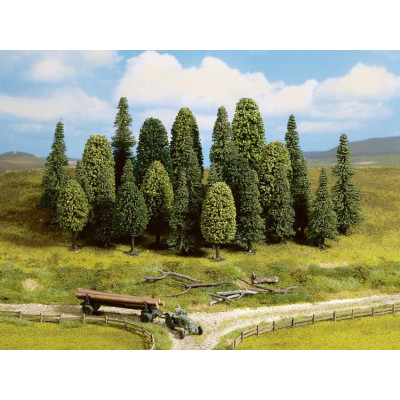 Zmiešané lesné stromy, 25 ks,  5 - 14 cm  NO26811