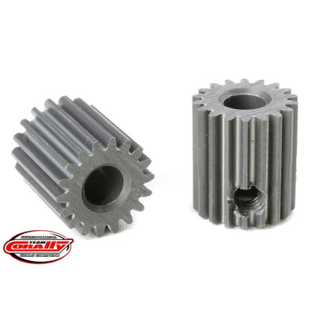 Hliníkový 7075 T6 tvrzený pastorek 18 zubů (modul 64DP)