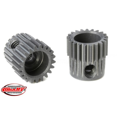 Hliníkový 7075 T6 tvrzený pastorek 21 zubů (modul 64DP)