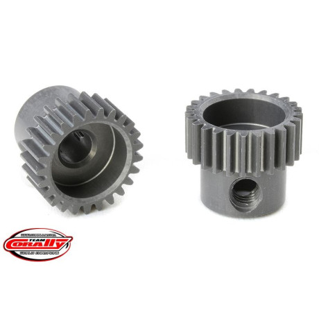 Hliníkový 7075 T6 tvrzený pastorek 25 zubů (modul 64DP)