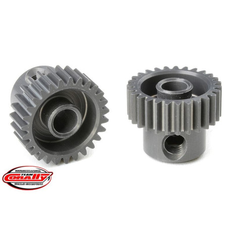 Hliníkový 7075 T6 tvrzený pastorek 27 zubů (modul 64DP)