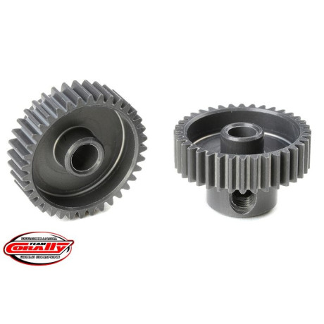 Hliníkový 7075 T6 tvrzený pastorek 36 zubů (modul 64DP)