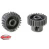 Rövid változat, anyaga edzett alumínium 7075 T6, 21 fog, fogmodul 48DP. 3,17 mm (1/8 in) átmérőjű motortengelyhez.                                                                                                                                  A TEAM CORALLY fogaskerekek marással készülnek, majd edzettek a nagy pontosságú fogaskerekek biztosítása érdekében. Minden TEAM CORALLY fogaskerék az EU-ban készül.