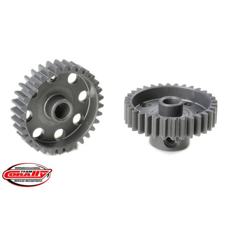 Hliníkový 7075 T6 tvrzený pastorek 32 zubů (modul 48DP)