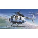 Model Kit vrtulník 12249 - HUGHES 500D POLICE HELICOPTER (1:48)