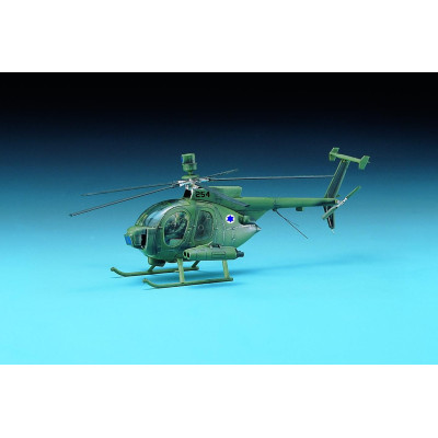 Model Kit vrtulník 12250 - HUGHES 500D TOW HELICOPTER (1:48)