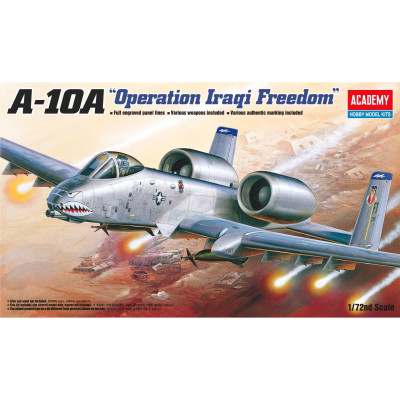Model Kit letadlo 12402 - A-10A "OPERATION IRAQI FREECOM" (1:72)