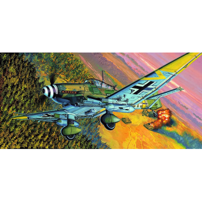 Model Kit letadlo 12404 - JU87G-2 STUKA "KANONEN VOGEL" (1:72)