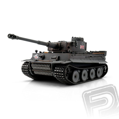 TORRO tank 1/16 RC Tiger I Early Vers. šedý - infra