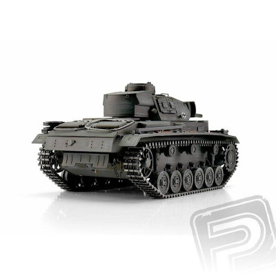 TORRO tank PRO 1/16 RC PzKpfw III Ausf. L šedý - infra