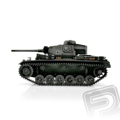 TORRO tank PRO 1/16 RC PzKpfw III Ausf. L šedý - infra