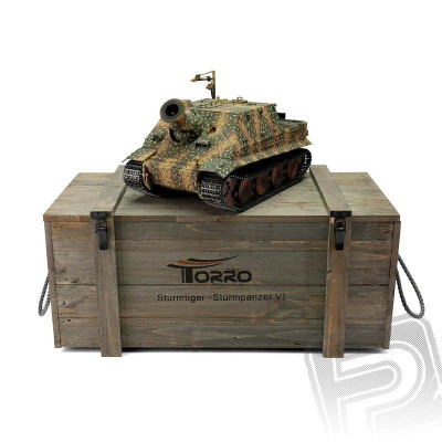 TORRO tank PRO 1/16 RC Sturmtiger kamufláž - infra