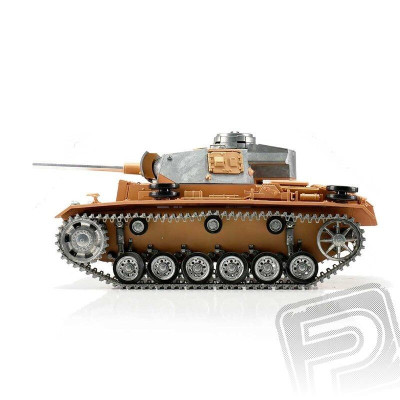 TORRO tank PRO 1/16 RC Panzer III bez nástřiku - infra