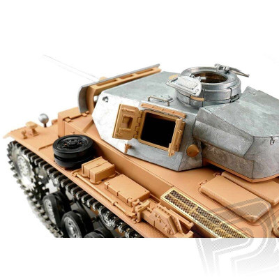 TORRO tank PRO 1/16 RC Panzer III bez nástřiku - infra