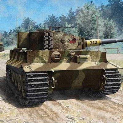 Model Kit tank 13314 - TIGER-1 "LATE VERSION" (1:35)