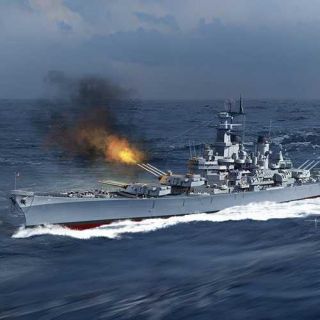 Model Kit loď 14401 - USS Missouri BB-63 (1:400)
