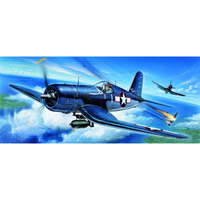 Model Kit letadlo 12457 - F4U-1 (1:72)