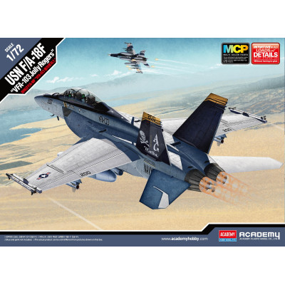 Model Kit letadlo 12535 - USN F/A-18F "VFA-103 Jolly Rogers" MCP (1:72)