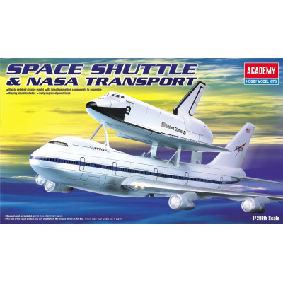 Model Kit vesmír 12708 - 1/288 SHUTTLE & 747 CARRIER (1:288)