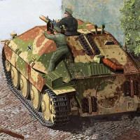 Katonai modell, hogy összeragasszák. Méret: 1:35.