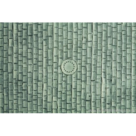 Dláždená cesta - križovatka, 28 x 10 cm  NO57217