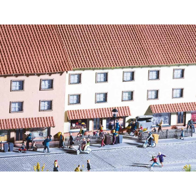 Strešná krytina, červená, 28 x 10 cm  NO57328