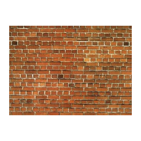 Lepenka "Červená tehla" 32 x 15 cm - 1 ks  NO57550