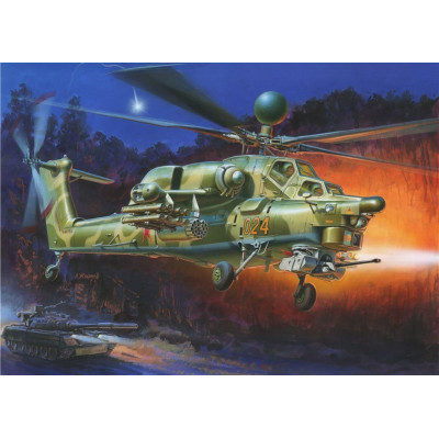 Model Kit vrtulník 7255 - MIL MI-28N Russian Helicopter (1:72)