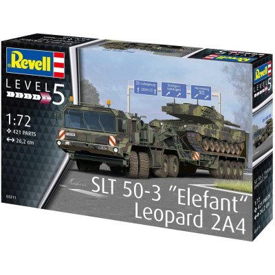 Plastic Modelkit military 03311 - SLT 50-3 "Elefant" + Leopard 2A4 (1:72)