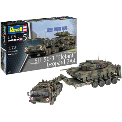 Plastic Modelkit military 03311 - SLT 50-3 "Elefant" + Leopard 2A4 (1:72)