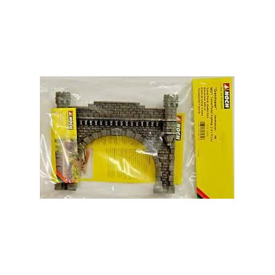 Dvojkoľajný tunelový portál, 21,5 x 17,5 cm  NO58271