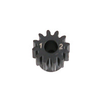 Losi fogaskerék 5 mm-es tengelyhez 12 foggal és 1 mm-es fogazású modullal RC modellautókhoz. Szinterezett acélból készült. Csiga mellékelve.