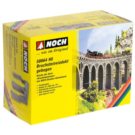 Kamenný viadukt oblúkový R1, 30° 7,1 x 24,5 cm  NO58664