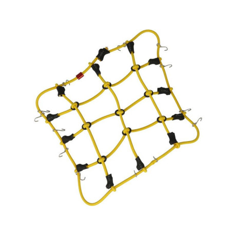Robitronic poutací síť z háčky 15x12cm žlutá