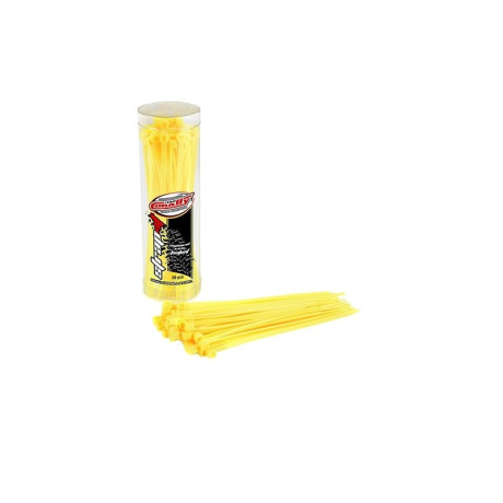 Stahovací pásky 2,5x100mm - 50 ks. - žluté