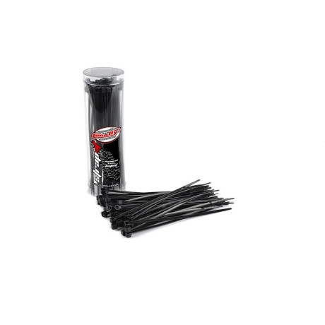 Stahovací pásky 2,5x100mm - 50 ks. - černé