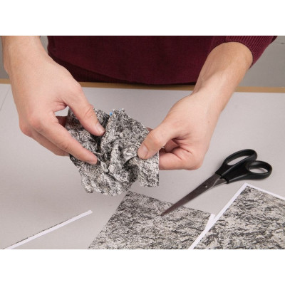 Štruktúrovaný kartón Knitterfelsen®, Wildspitze 45 x 25,5 cm  NO60302