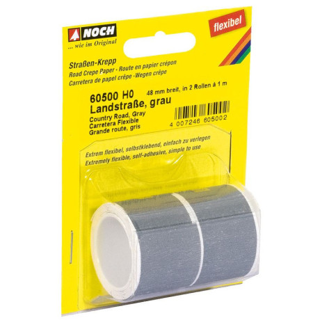 Cesta šedá 4,8 cm široká - sada 2 role  NO60500