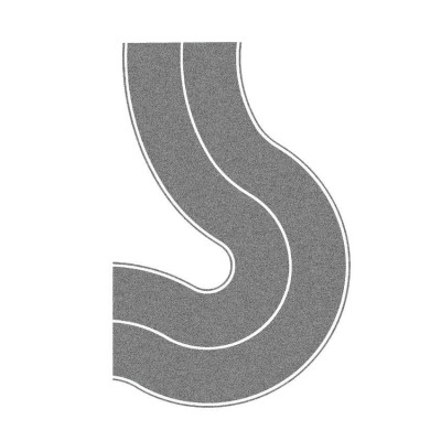 Cesta zákruta - šedá, 2ks, 6,6 cm  NO60710