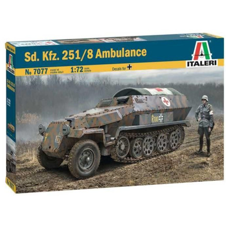 Model Kit military 7077 - Sd.Kfz. 251/8 Ambulance (1:72)
