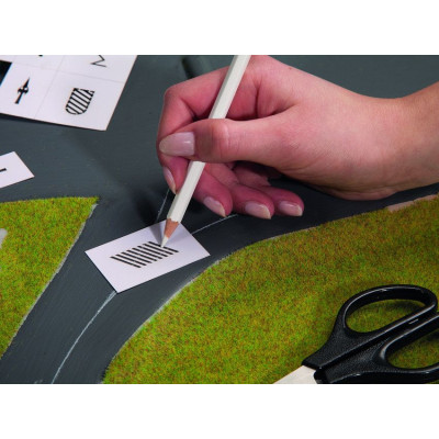 Štartovacia sada cestný farbič (popisovač), biela  NO60740