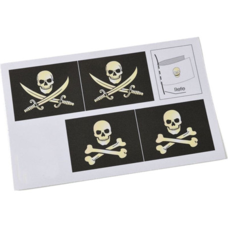Krick Vlajka pirátská 55x43mm