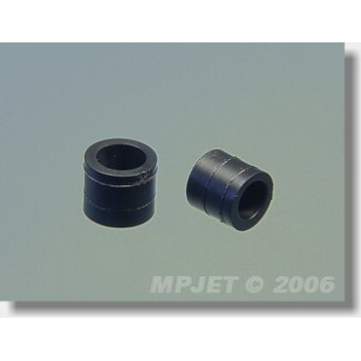 1435 Průchodka šroubu M5 Černý 10 ks