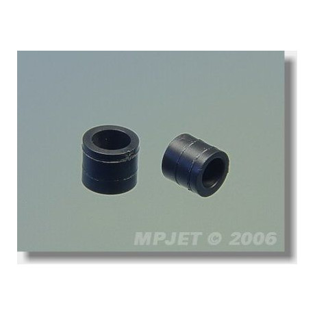 1435 Průchodka šroubu M5 Černý 10 ks