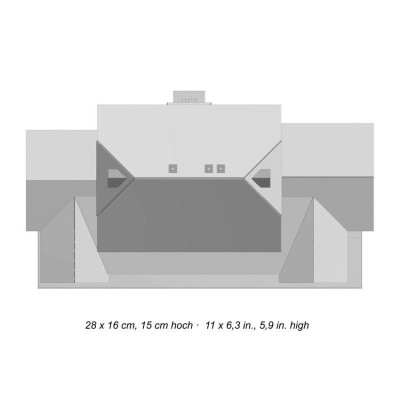 Stanica "Honau", 28 x 16 x 15 cm  NO66007