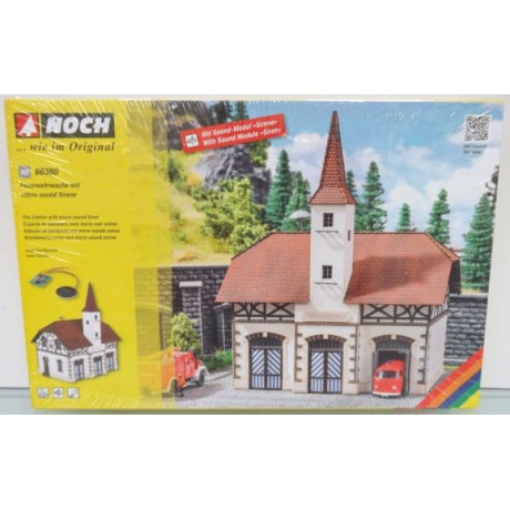 Požiarna stanica (so zvukom), 16 x 11 x 19 cm  NO66380