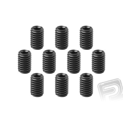 Stavěcí imbusový šroub M5x8mm, 10 ks.