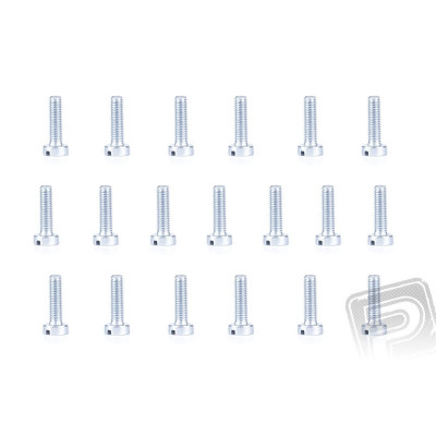Ocelový šroub s válcovou hlavou M3x10mm, 100 ks