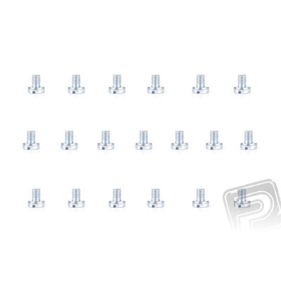 Ocelový šroub s válcovou hlavou M3x4mm, 100 ks