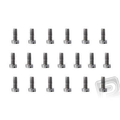 Ocelový šroub s válcovou hlavou M3x8mm, 20ks